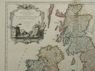Another image of Les Isles Britanniques. by de VAUGONDY. Robert