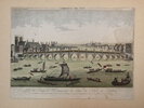 Another image of Vue d'optique du Pont de Westminster Du Côté du Nord de Londres by LEIZELT, Balthazar Frederic