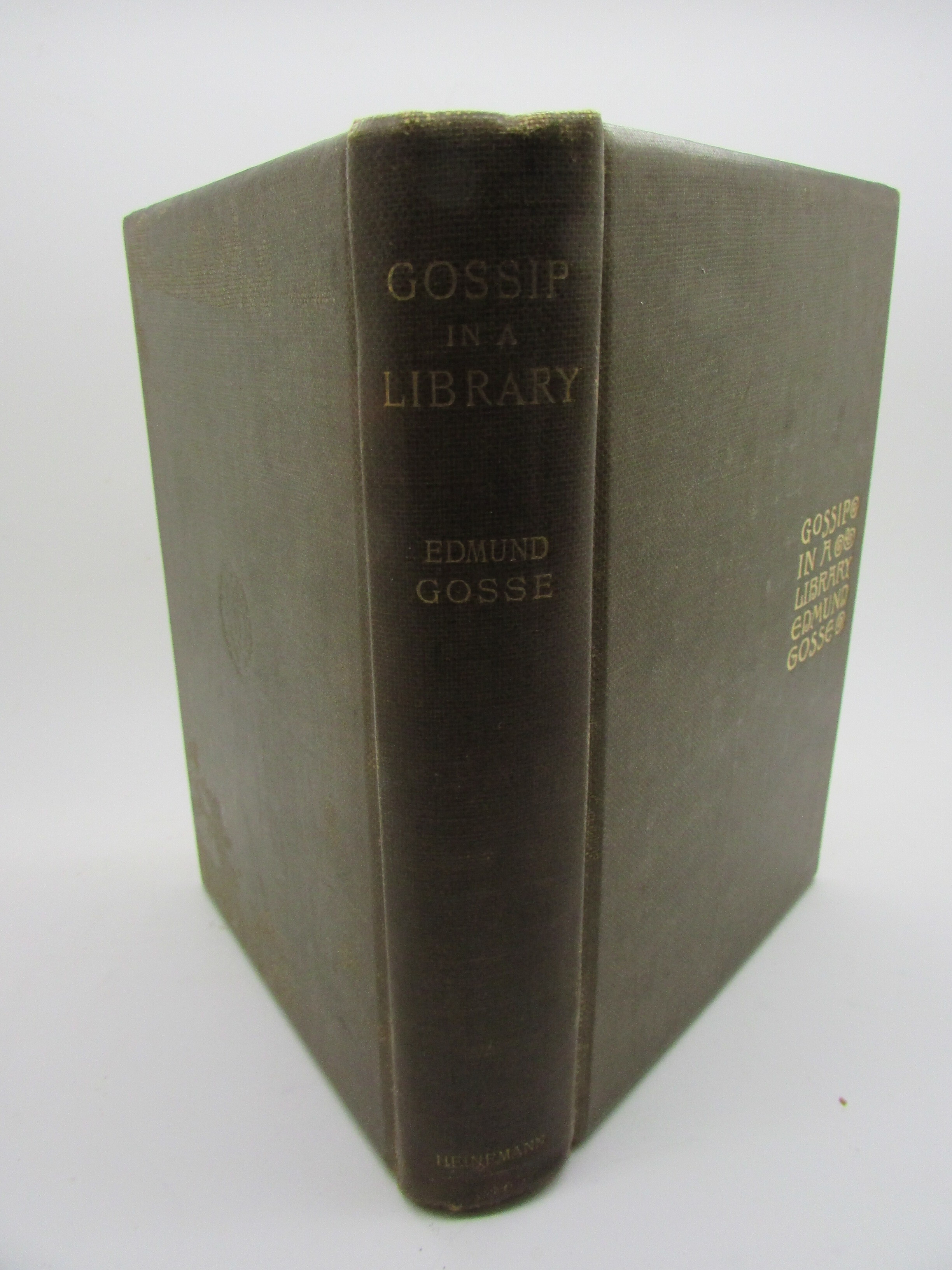 Gossip in a Library by GOSSE, Edmund | Harrison-Hiett – Rare Books