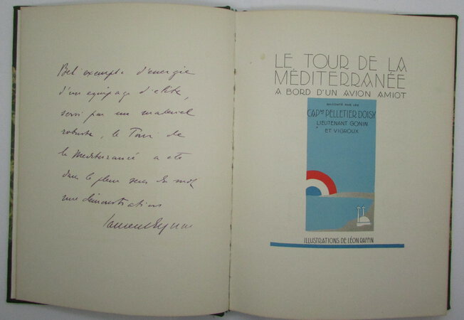 Le Tour de la Mediterranee a bord d'un Avion Amiot. by DOISY, Capt Pelletier