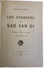Another image of Les Chansons de Sao Van Di. by AJALBERT, Jean