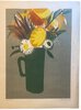 Another image of Signed colour woodcut - Jug of Flowers / Blumenstrauß im Krug by FRIEDRICH, Heinz
