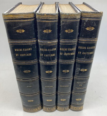 Moeurs, usages et costumes de tous les peuples du monde d'après des documents authentiques et les voyages les plus récents. by WAHLEN, Auguste.