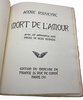 Another image of Mort de L'Amour avec, en appendice une prose de Jean Moreas. by MOREAS, Jean