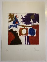 intérieur, nu - gravure originale, signée au crayon. by PICARD LB, J.C.