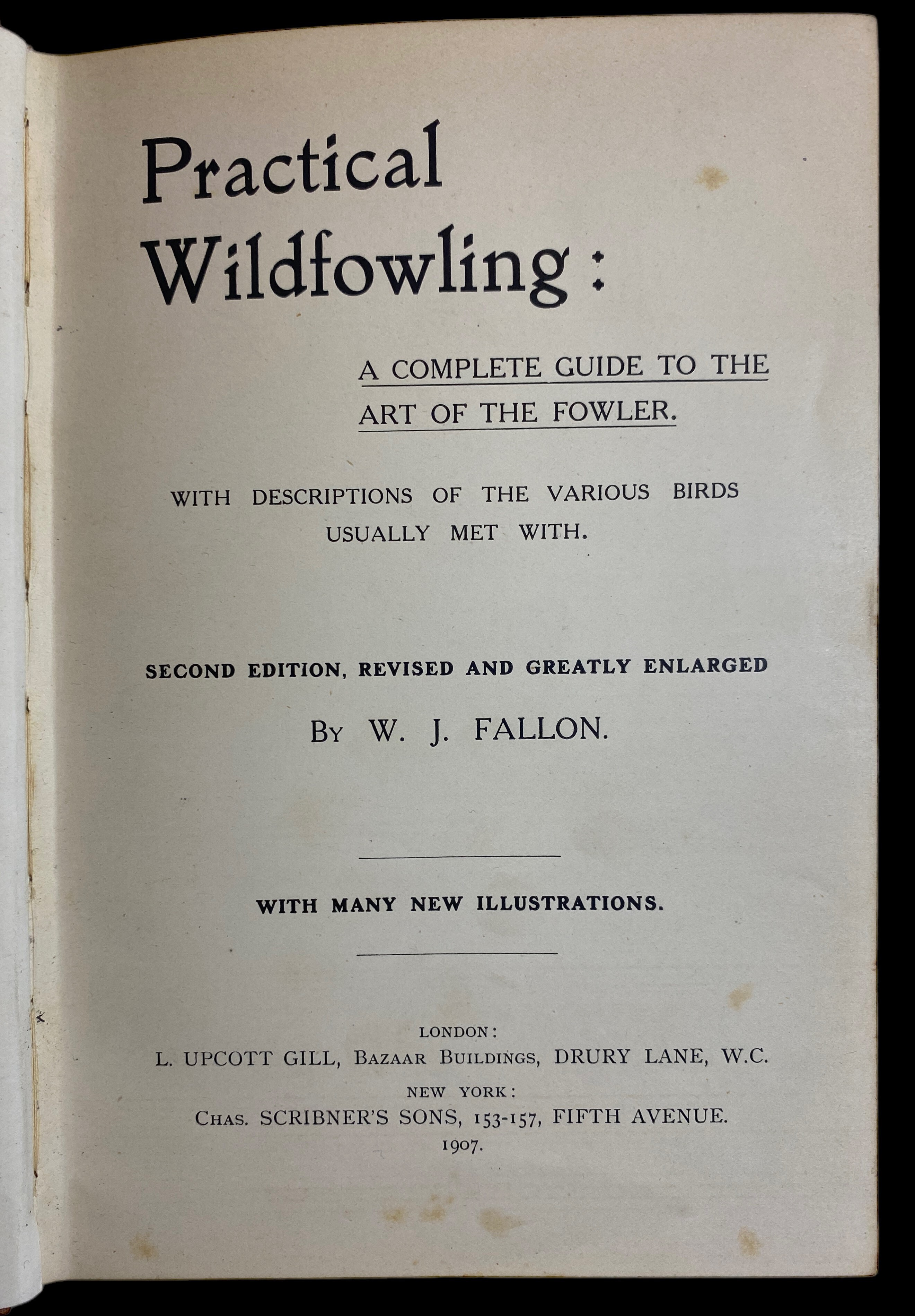 Fallon Fowler Practical Wildfowling: A Complete Guide to the Art of the… | Harrison ...