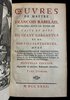 Another image of Oeuvres de Maitre François Rabelais, publiées sous le titre de Faits et Dits du Géant Gargantua et de son fils Pantagruel by RABELAIS, Francois,