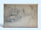Another image of Original sketch book of this renowned portraitist with four colour original portraits by NOLHAC, Henri de; NOLHAC, Pierre