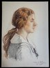 Another image of Original sketch book of this renowned portraitist with four colour original portraits by NOLHAC, Henri de; NOLHAC, Pierre