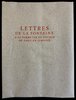 Another image of Lettres a sa femme sur un voyage de Paris en Limousin by LA FONTAINE, Jean de