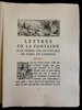 Another image of Lettres a sa femme sur un voyage de Paris en Limousin by LA FONTAINE, Jean de