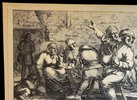 Another image of A Tavern scene by POTTER, Pieter Symonsz.