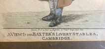 Another image of A View from Baxter's Livery Stables, Cambridge by DIGHTON, Robert