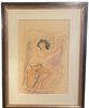 Another image of La danseuse au voile. Aquarelle by ROCHE, Odilon.