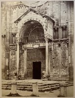 Five albumen photographs of Italy, Switzerland and Cologne on two cards by [ANON]