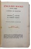 Another image of English Books 1475 - 1900. A Signpost for Collectors. by SAWYER, Charles J., HARVET DARTON, F.J.