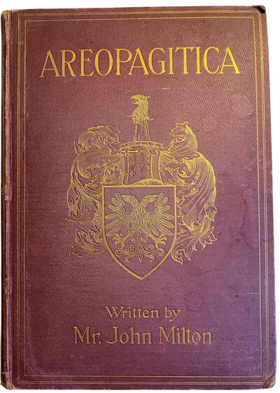 Areopagitica by MILTON, John