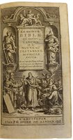 La Sainte Bible qui contient l'Ancien et le Nouveau Testament. Nouvelle édition. by [BIBLE]