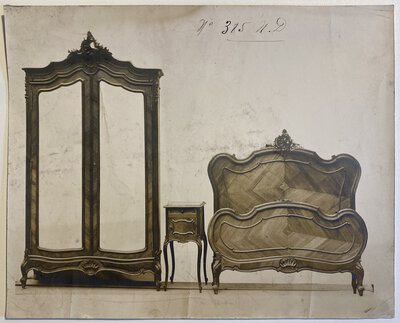 Photograph of Rococo style furniture by [ANON]