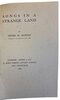 Another image of Songs in a Strange Land by ANTONY, Sister M.