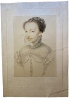 Portrait de Catherine de Médicis. by NIEL, P.G.