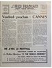 Another image of Le Film Francais: Hebdomadaire D'Informations Cinématographiques. by AUTRÉ, Pierre.
