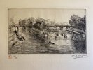 Another image of Square du Vert-Galant, Île de la Cité, Paris by CLUZEAU, Pierre Antoine.