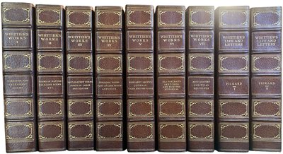 The Artists' edition of the Works of John Greenleaf Whittier. by WHITTIER, John Greenleaf.