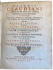 Another image of Claudii Claudiani Opera, Quae Exstant, Omnia Ad Membranarum Veterum Fidem Castigata. by Claudius Claudianus; Nicolaas Heinsius; Pieter Burman