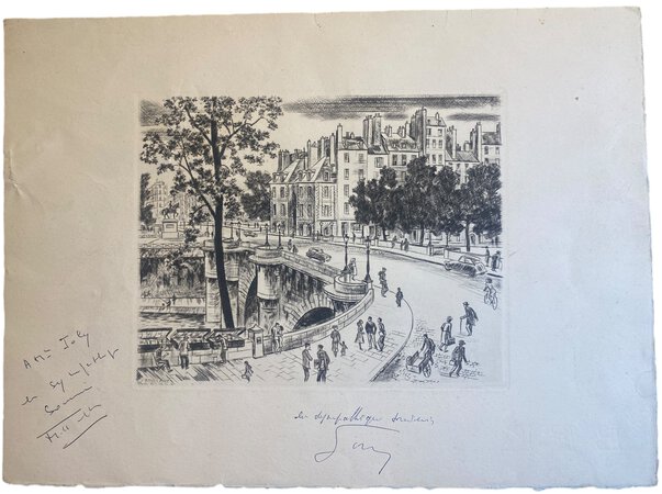 Estampe Le Pont Neuf à Paris by BOULLAIRE, Jacques.