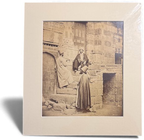 Trois derviches à la mosquée de Damas. by BÉCHARD, Émile.