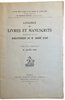 Another image of Catalogue de livres et manuscrits provenant de la bibliothèque de M. André Gide. by [GIDE, André]
