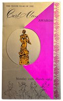 Programme and Menu for the Carl Alan Awards ceremony 1963 by MORLEY, Eric