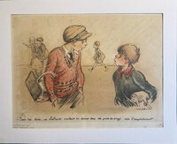 Tais toi donc, si Lebrun voulait en donner deux des jours de congé, rien l'empecherait. by POULBOT, Francisque.