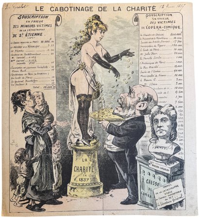 Le cabotinage de la charité by NORMANDIN, Ernest.