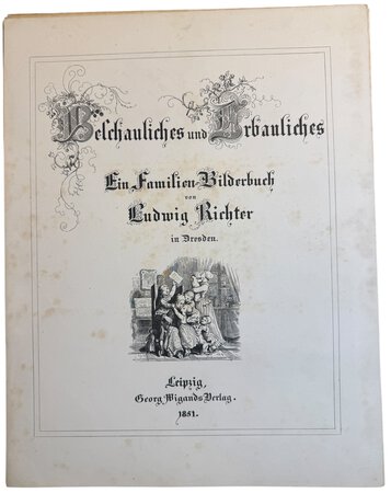 Beschauliches und Erbauliches. by RICHTER, Ludwig