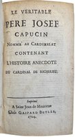 Le Veritable Pere Josef Capucin, nommé au Cardinalat. by RICHARD, René