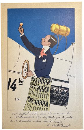 Célébrités contemporaines et la Bénédictine. by SEM [Georges Goursat].