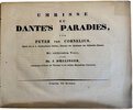 Another image of Umrisse ze Dante's Paradies. by CORNELIUS, Peter von.