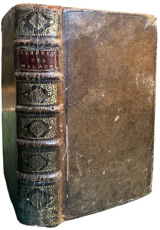 Essay d'exhortations pour les états differens des malades. by [BLANCHARD, Antoine].