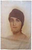 Pastel représentant une Française coiffée d'un turban by DUPONT, G.P.