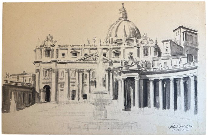 St Pierre Rome by LEMASSON, Albert.