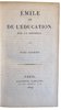 Another image of Emile ou de l'Education. by ROUSSEAU (Jean-Jacques)