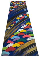 Fabric design with flower segments by Seishū, Sunagawa. 砂川誠秀