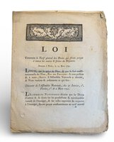 Loi contenant le tarif général des droits qui seront perçus à toutes les entrées et sorties du Royaume. by [DOUANES]