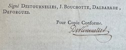 Another image of Proclamation au nom de peuple Français. by DESTOURNELLES, Louis Grégoire Deschamps.