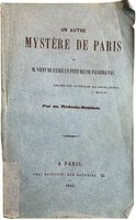Un autre mystère de Paris. by un Médecin-Dentiste