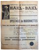 Another image of Théatre de Marionnettes Hakl-Bakl présente son Spectacle de Marionnettes. by SCHWARZ, Simche.
