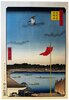 Another image of Bird's-eye view of Komagata Temple & Azuma Bridge「駒形堂吾嬬橋」 by HIROSHIGE, Utagawa.