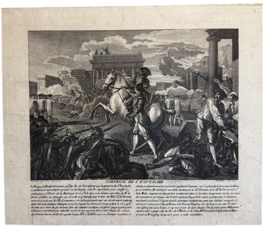Surprise from Saint Eustace. by MARILLIER, Clément Pierre. & SUNTACH, Antonio.